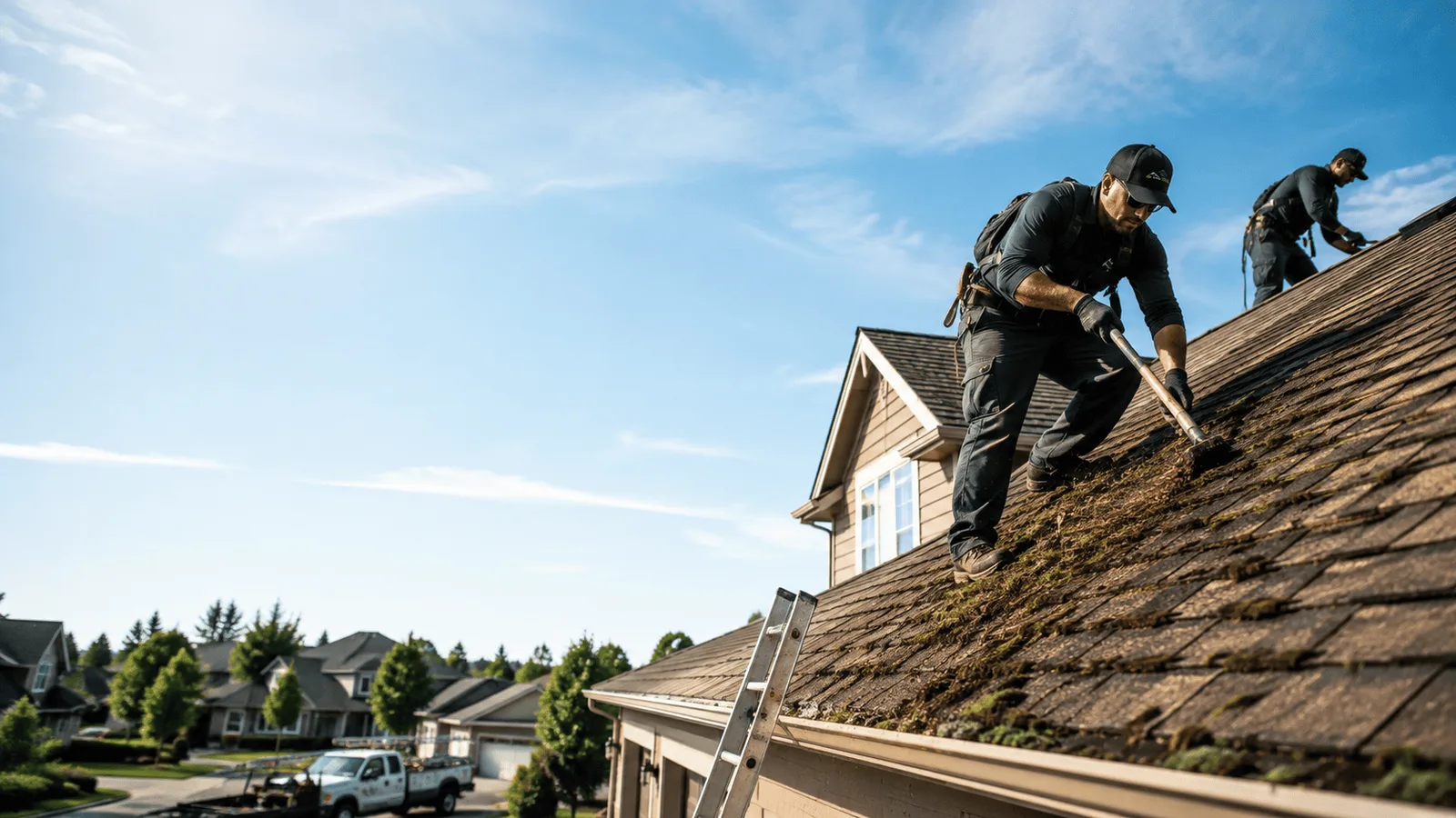 Roof Moss Removal in Kansas, IL near me